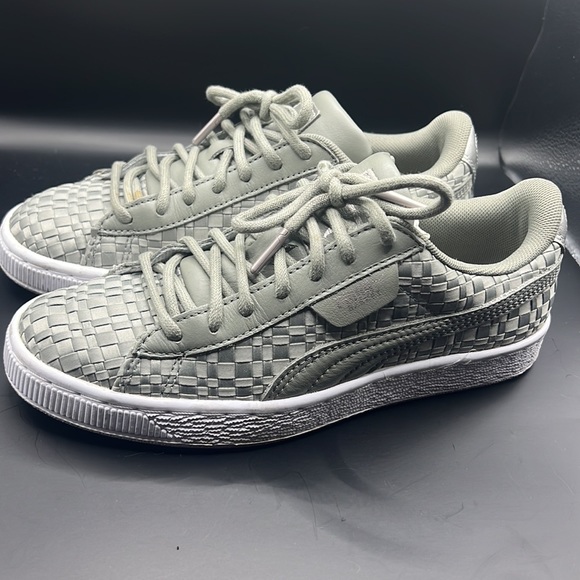 PUMA BASKET GREY COLOR SIZE 6.5 PREOWNED - Picture 3 of 5